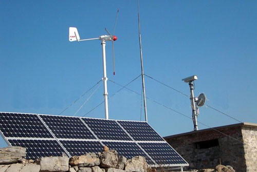 off Grid Wind Solar Hybrid Power System per uso domestico